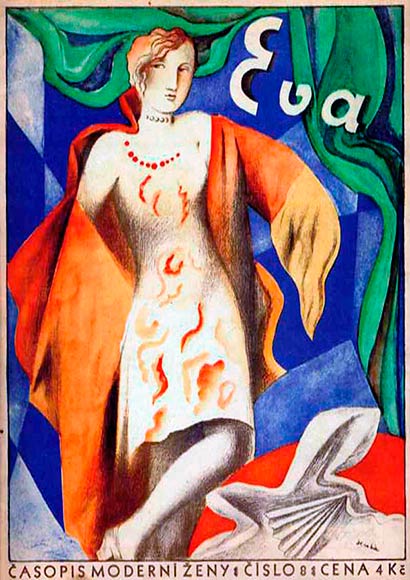 Časopis Eva - titulní strana