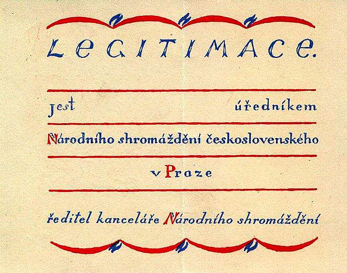 Legitimace Národního shromáždění - vnitřní strana